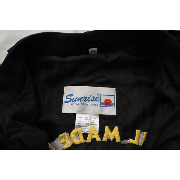 READ* Nylon Jacket Sz XL Hoyts Hellions LA The Devil Made Me Do It Pitchfork Y2K - Picture 5 of 10